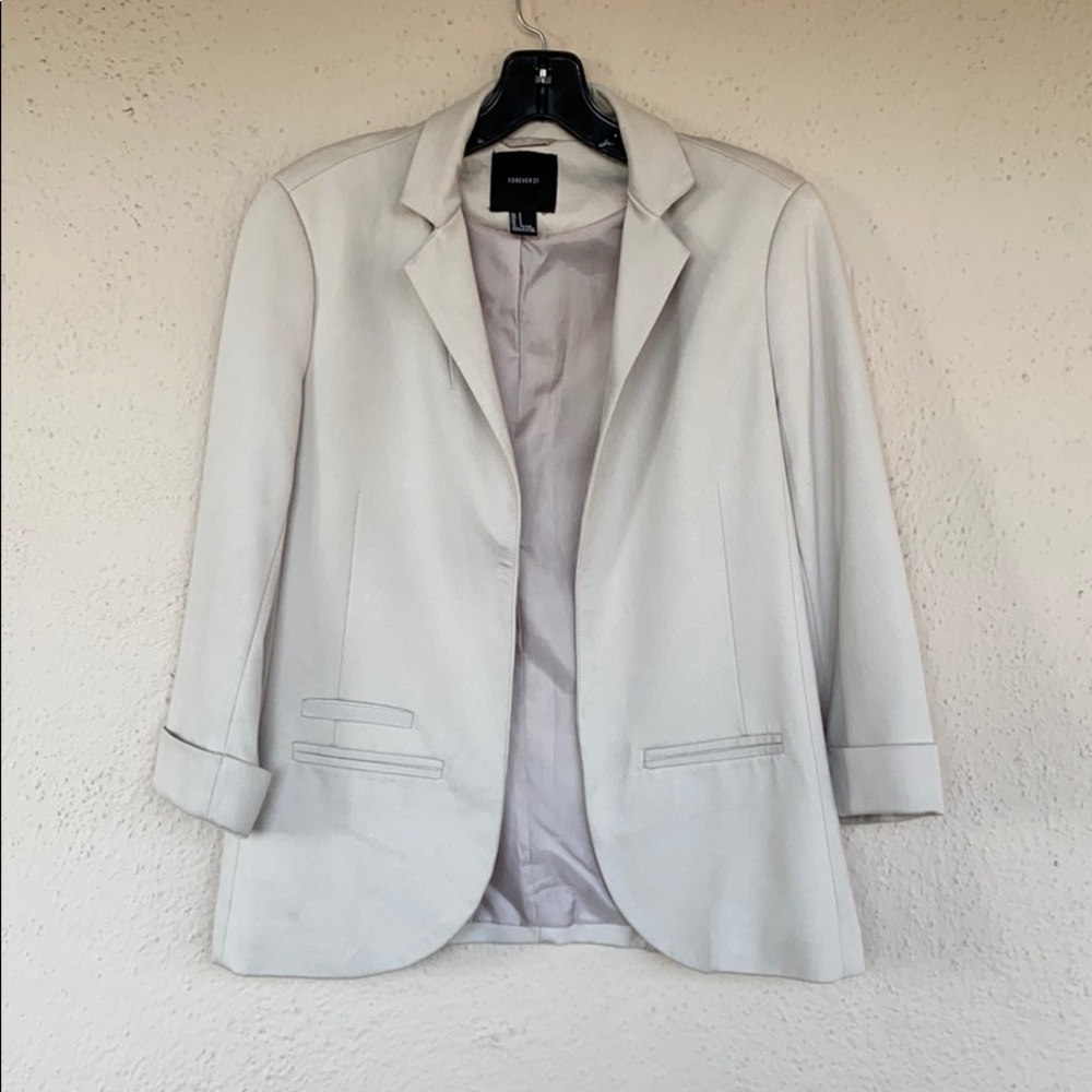 Nude Cuffed Blazer